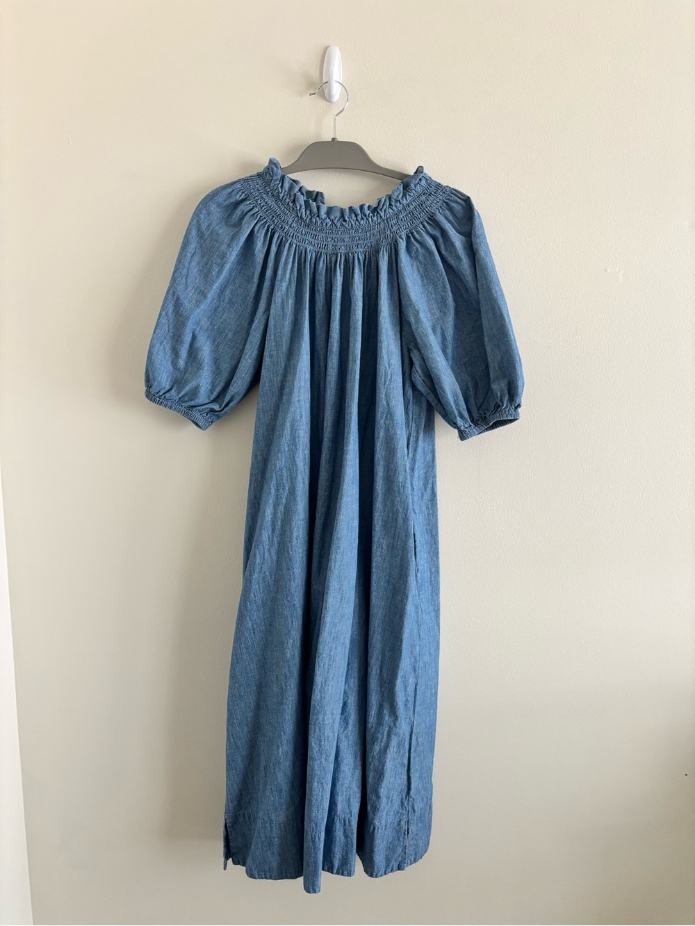 J. Crew Chambray Maxi Dress